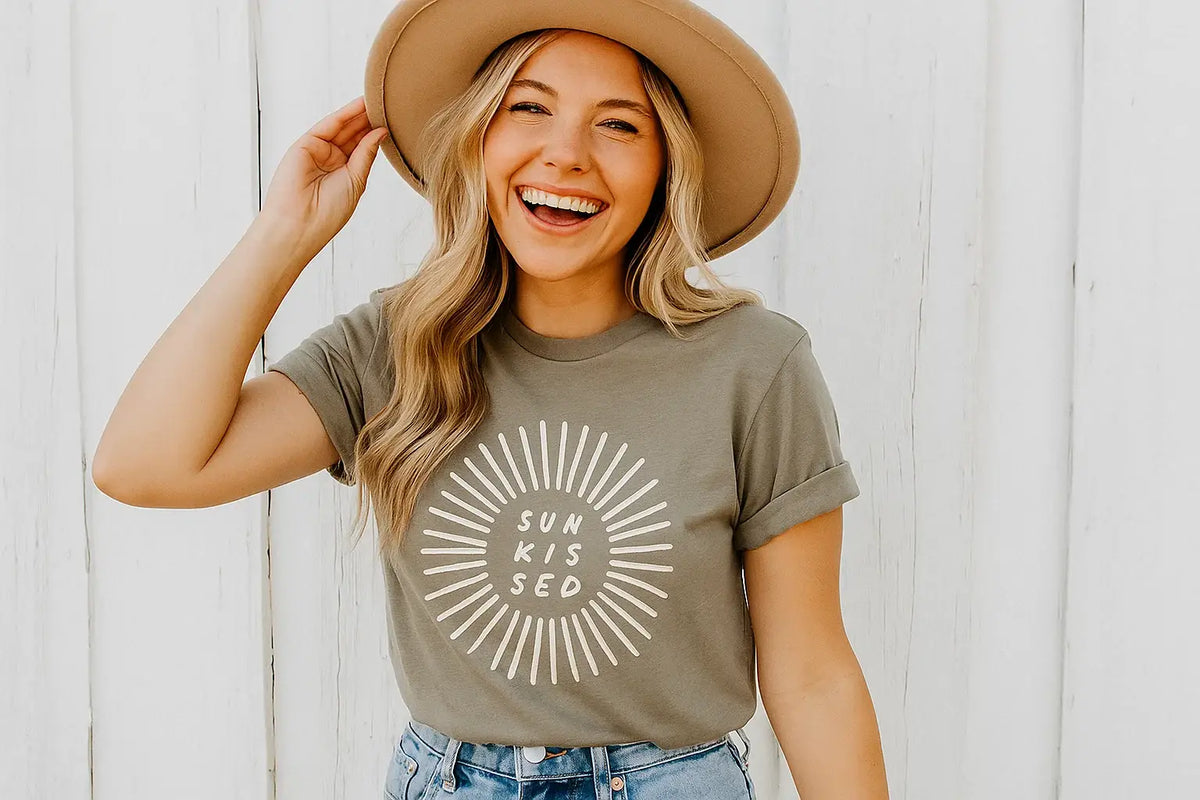 Sun Kissed Graphic Tee, Summer, Casual, Unisex